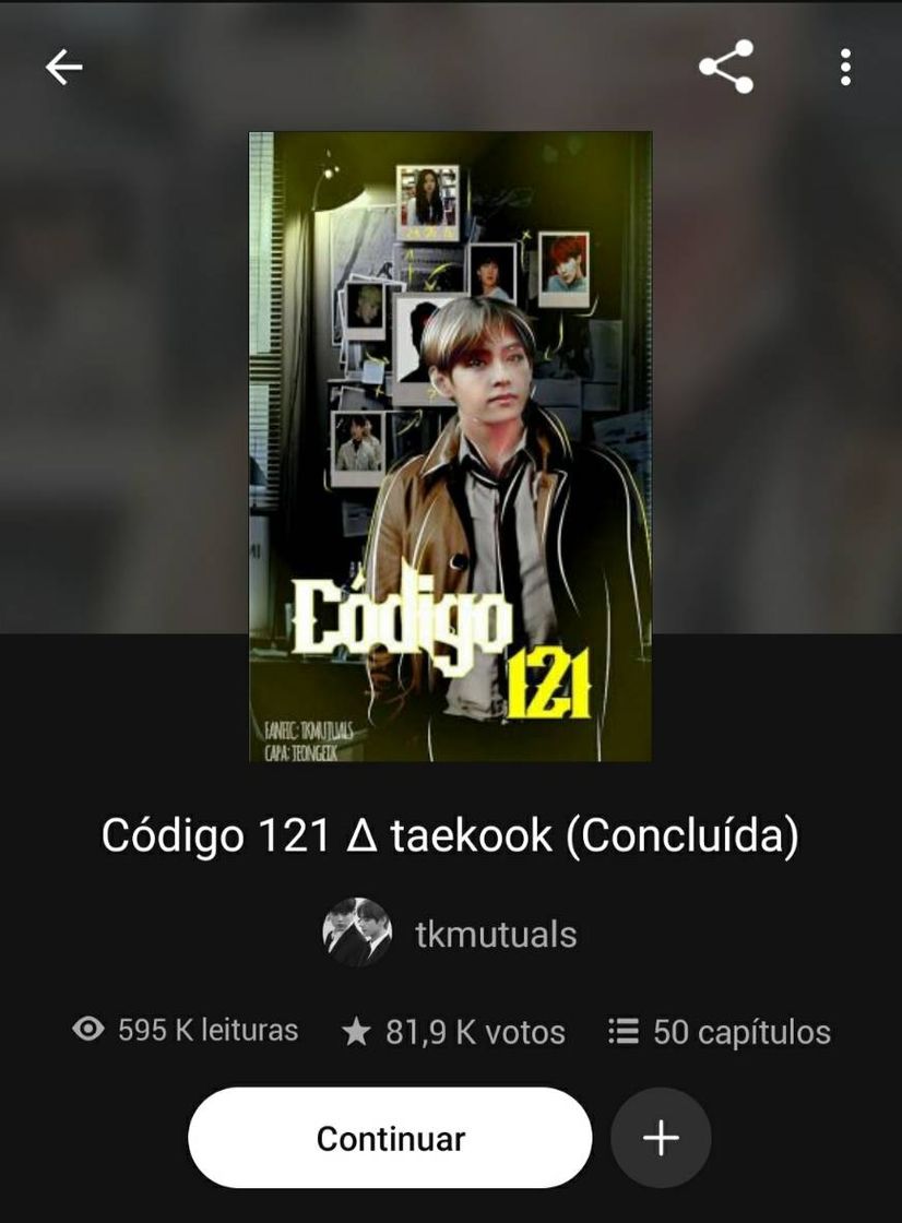 Book código 121-taekook