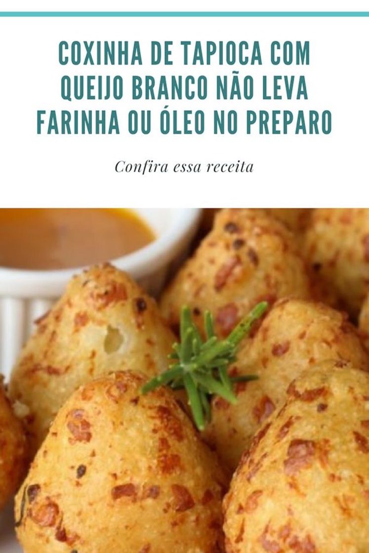 Fashion Coxinha de tapioca 