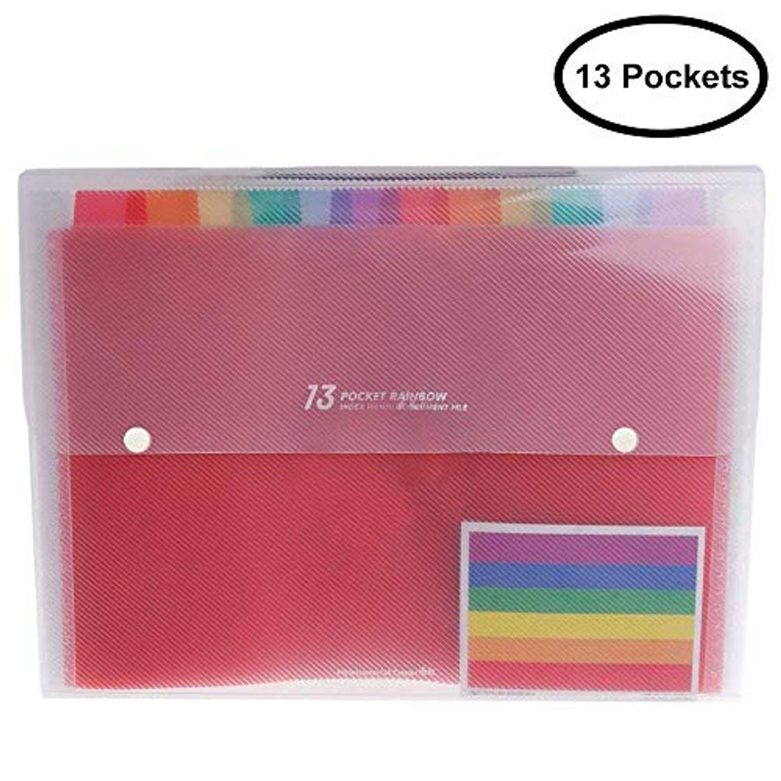 Productos Rainbow classeur Organiseur Document Portefeuille organiseur Sac 13 Couche Fichario Stationery Office Supplie