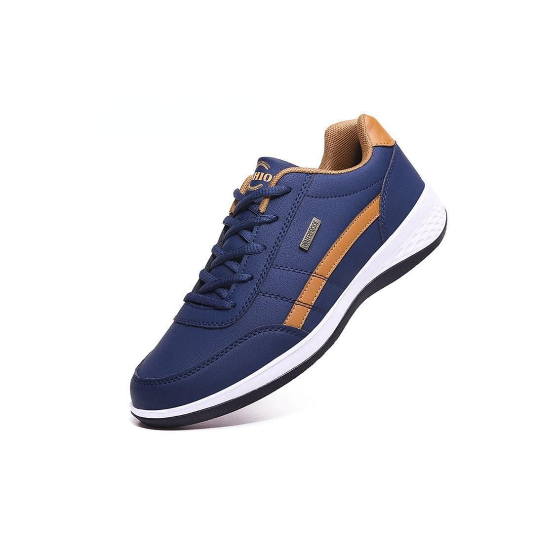 Fashion Tenis Couro Casual Italiano

