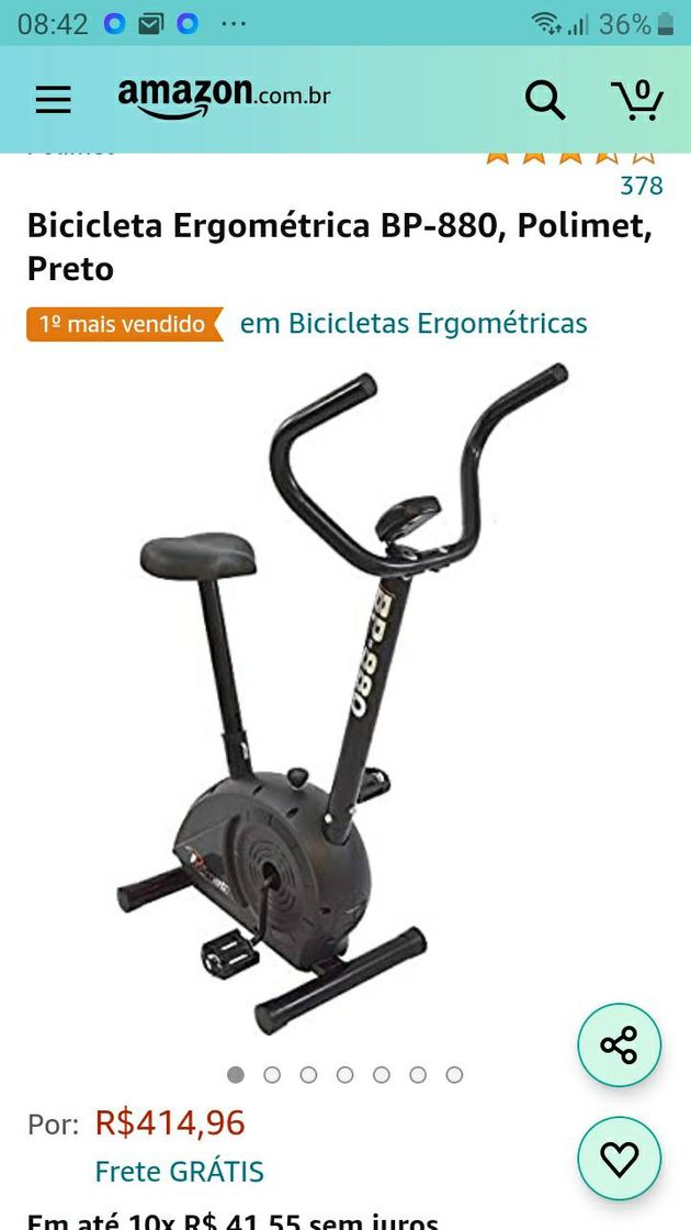 Moda Bicicleta ergometrica