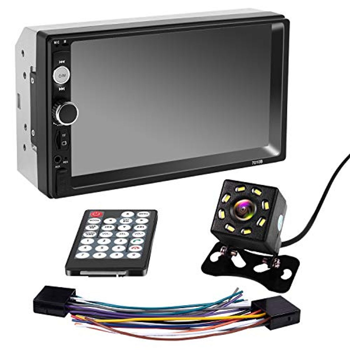 Social Pestelle Actualice 7010B 2 DIN Radio del Coche Reproductor De 7 Pulgadas Mp5 Pantalla De Prensa Multimedia Espejo Android Autoradio Monitor De La Cámara De Respaldo del Coche
