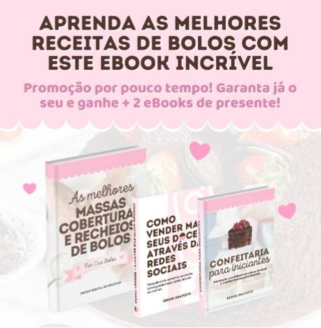 Social As Melhores Massas, Coberturas e Recheios de Bolos 🎂🍩 