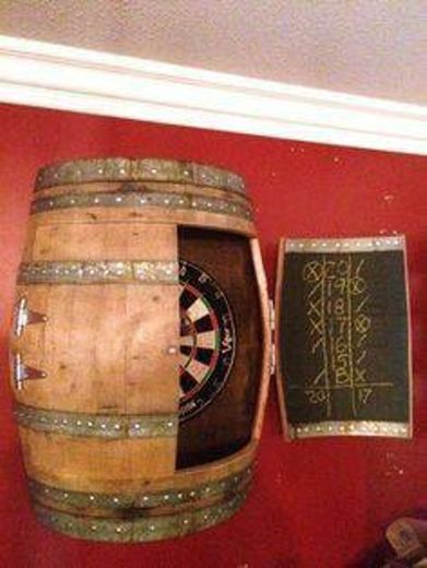 Wine Barrel and Darts 🎯