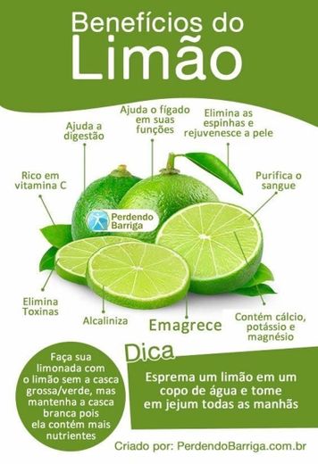 Benefícios Limão 🍋