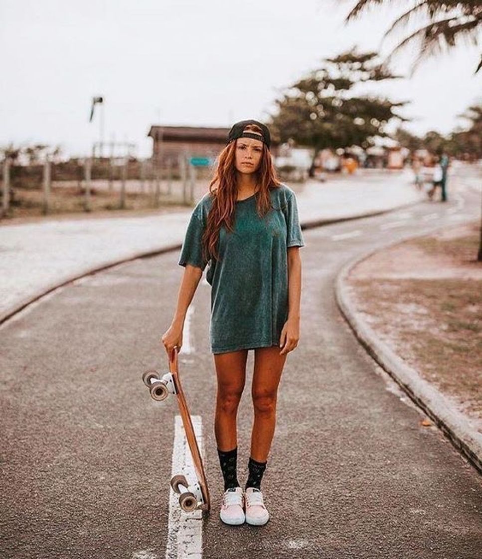 Fashion Fotos com skate 