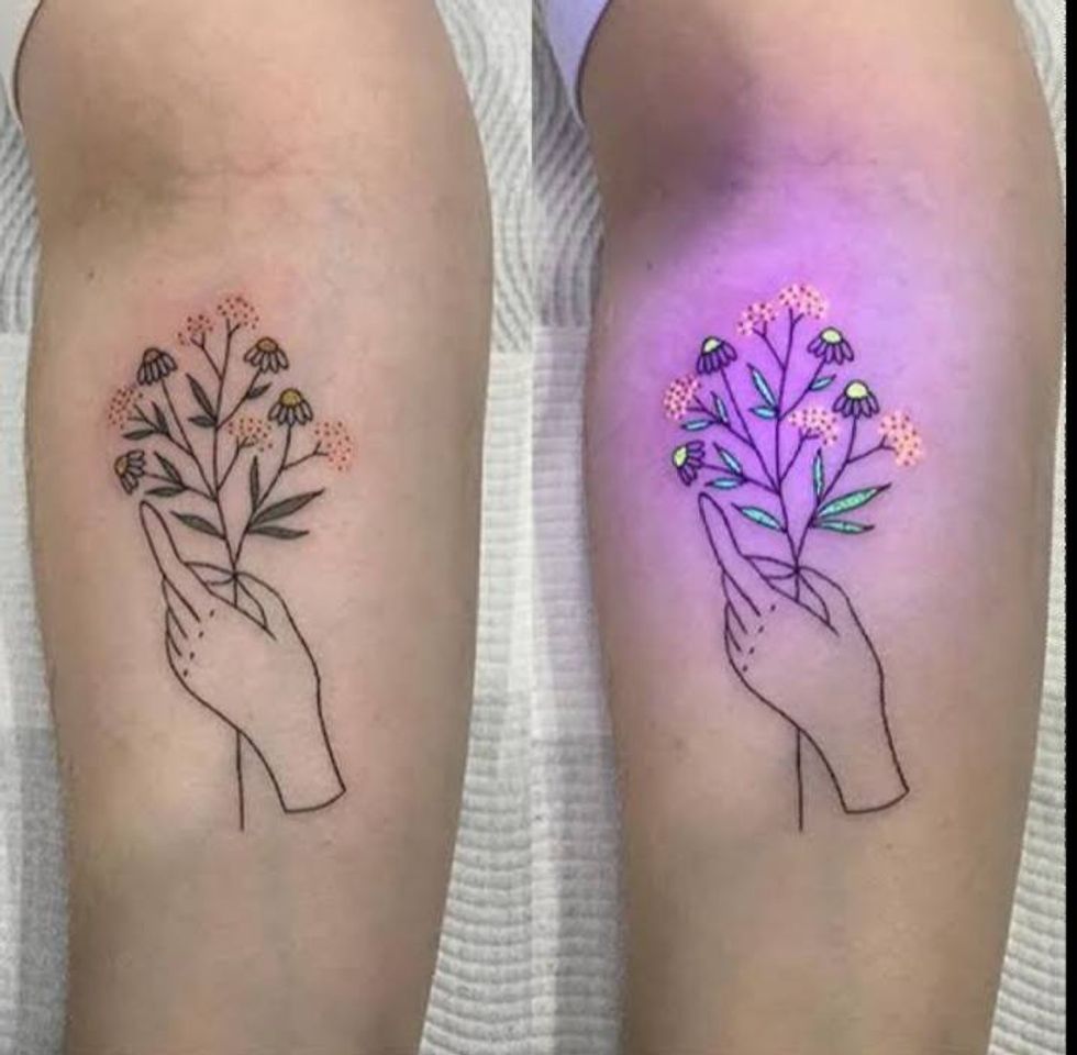 Apps Tatto que brilha no escuro 