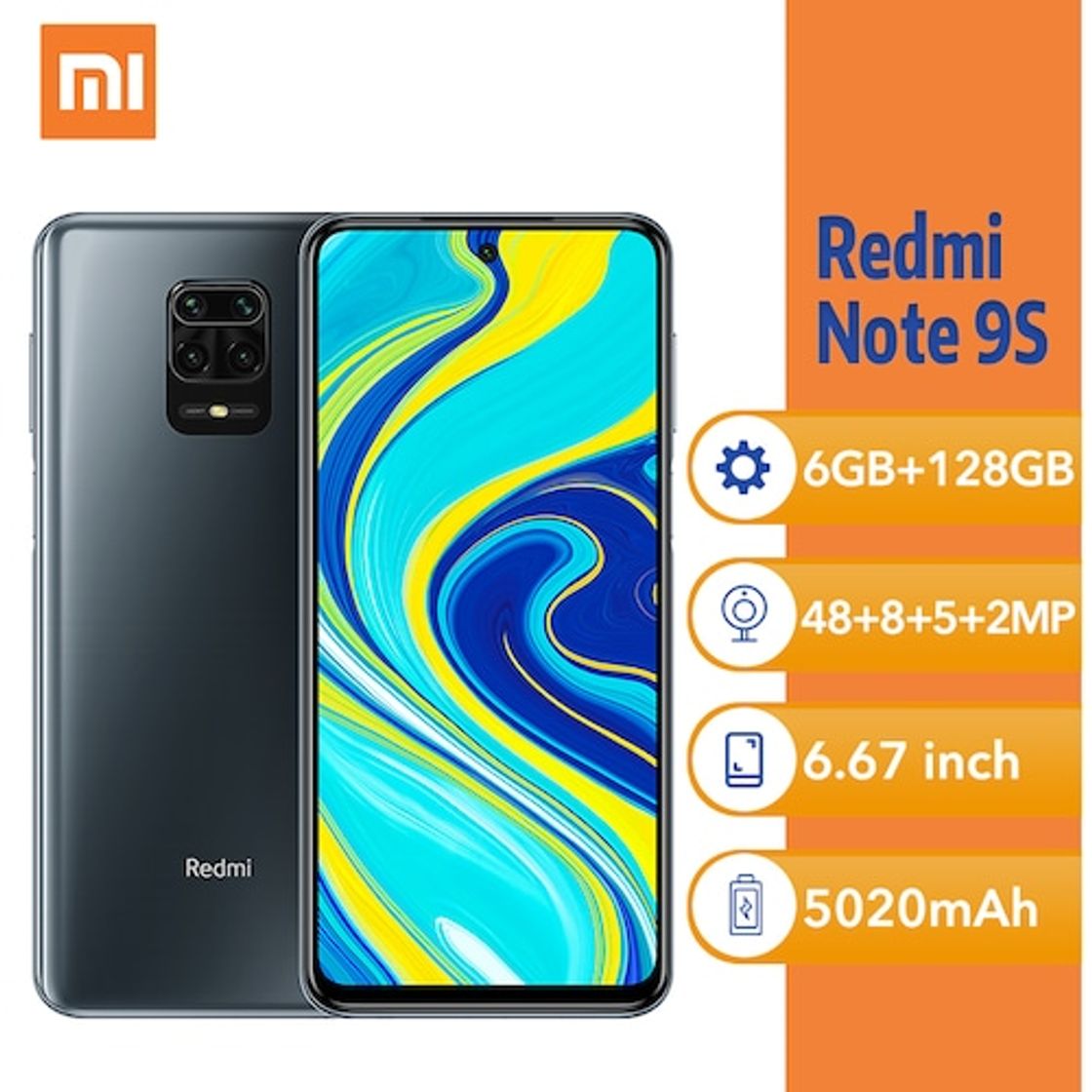 Social Redmi Note 9S - Smartphone con Pantalla 6,67” FHD