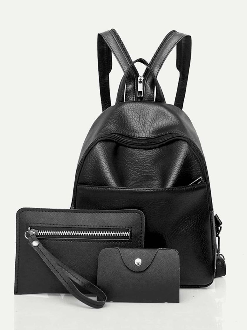 Fashion Bolsas de combinação Preto Bolsa 