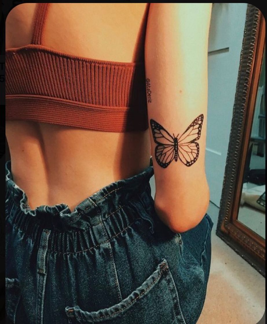 Fashion Tattoo de borboleta 