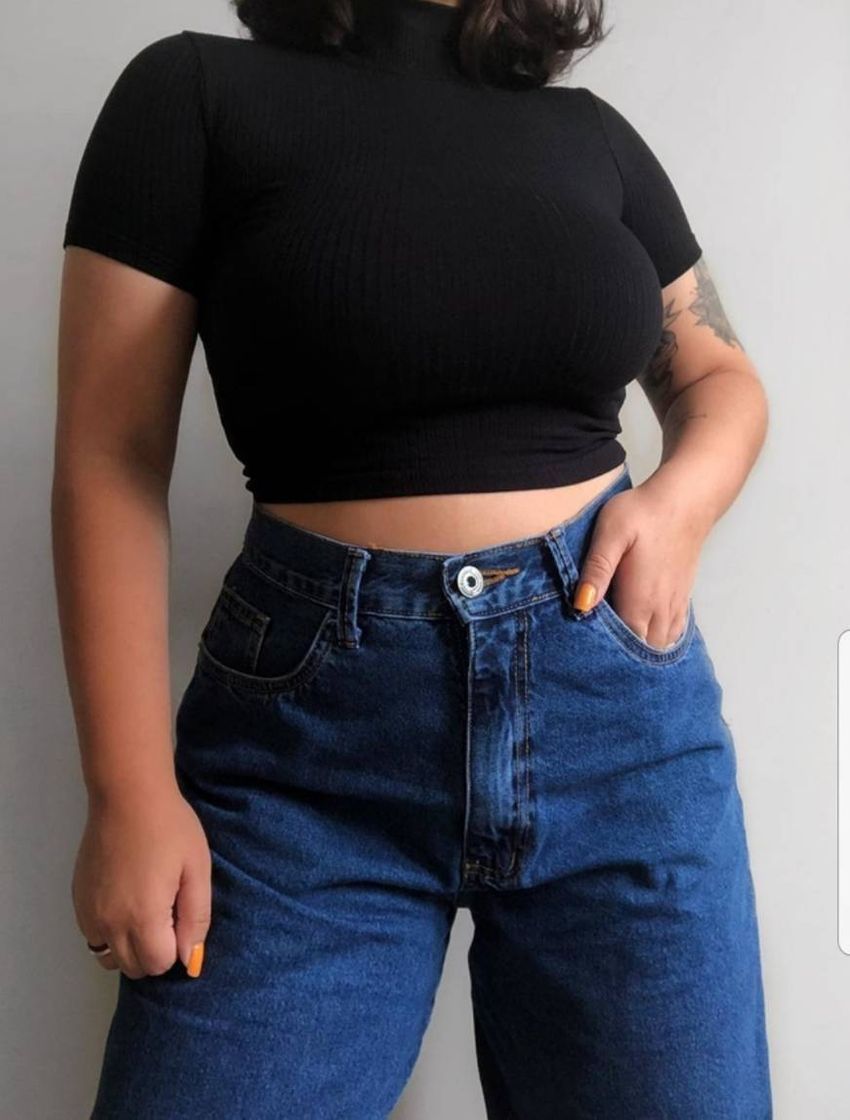 Fashion Calça Mom Jeans 90's

