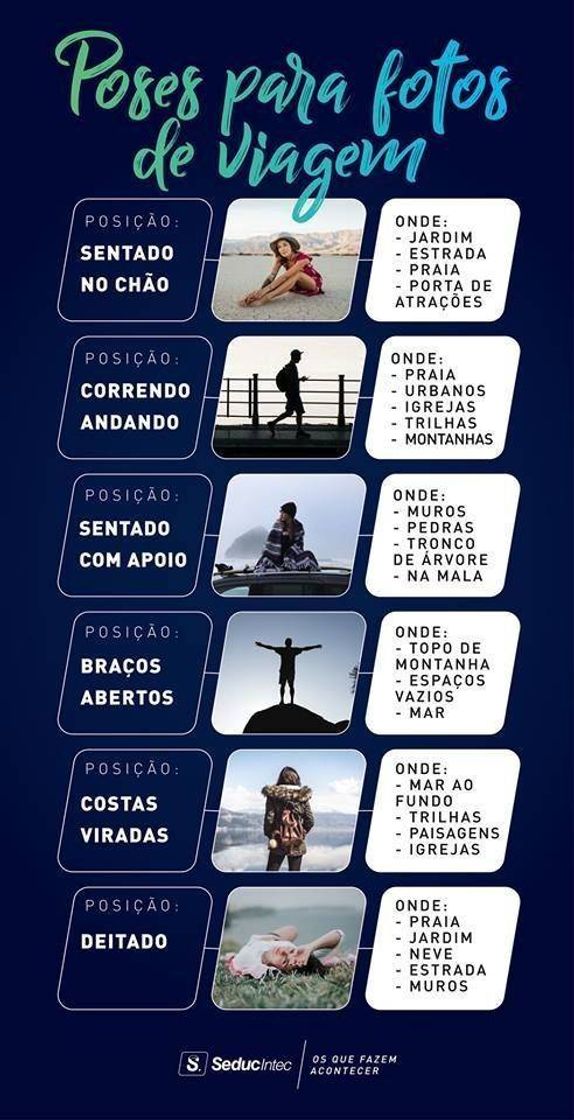 Moda Dicas para fotos em viagem