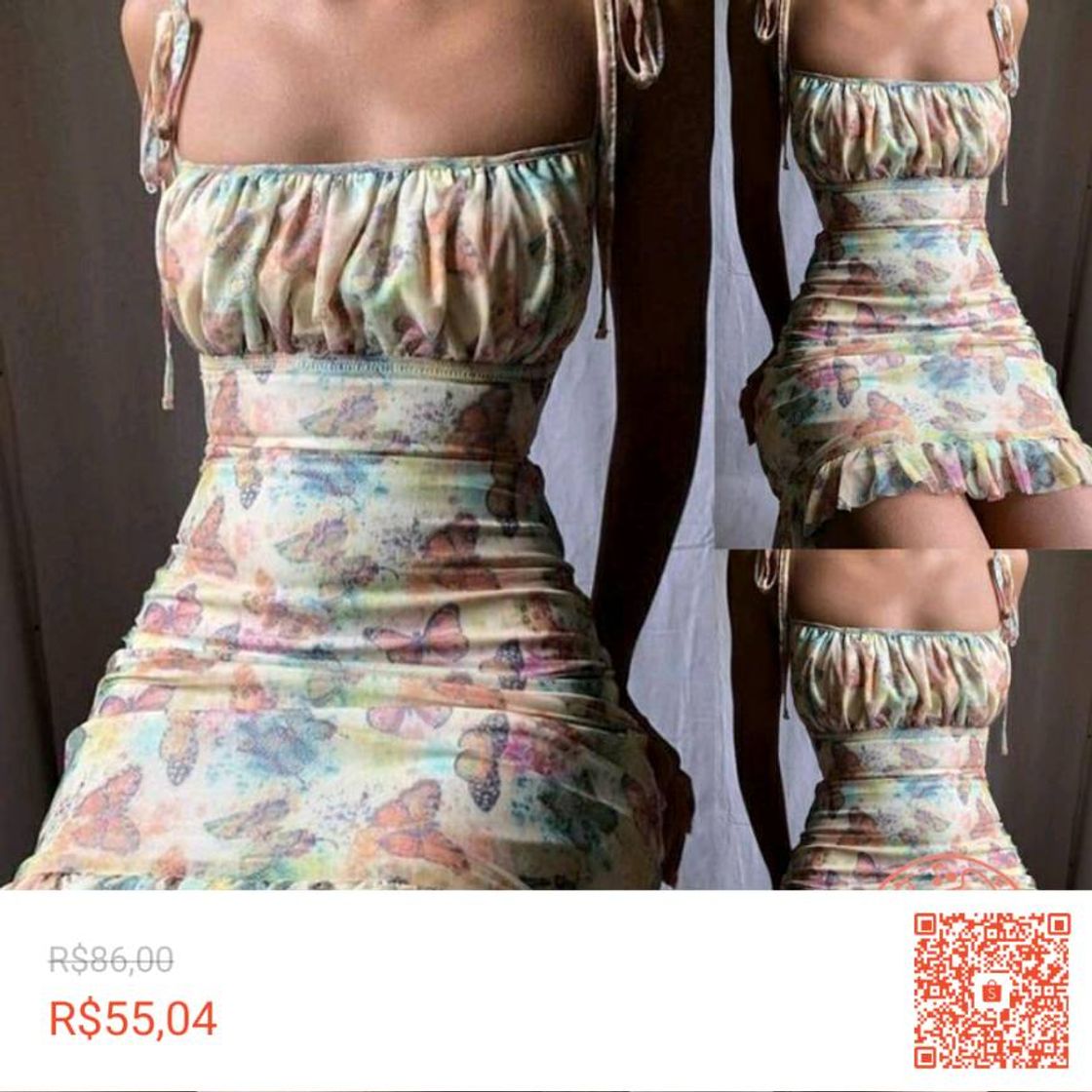 Social Confira ~Vestido de Alças Sexy c