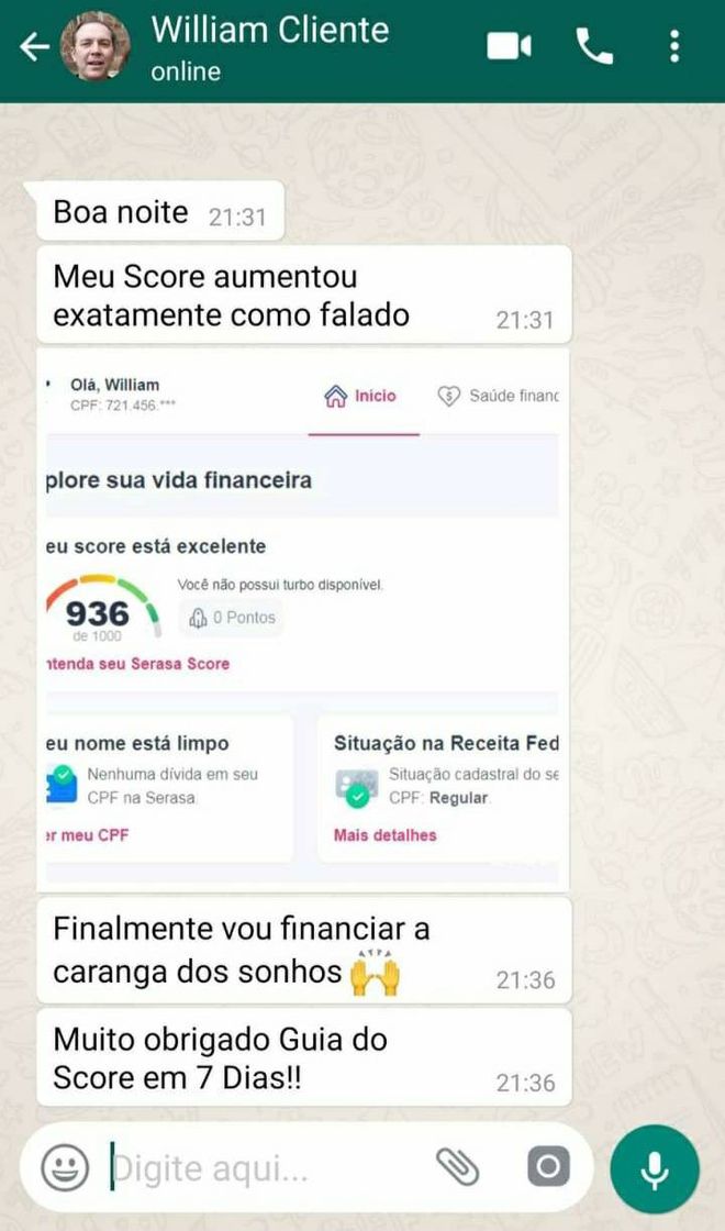 Moda Muito Bom Aumenta Muito o Score mesmo😍