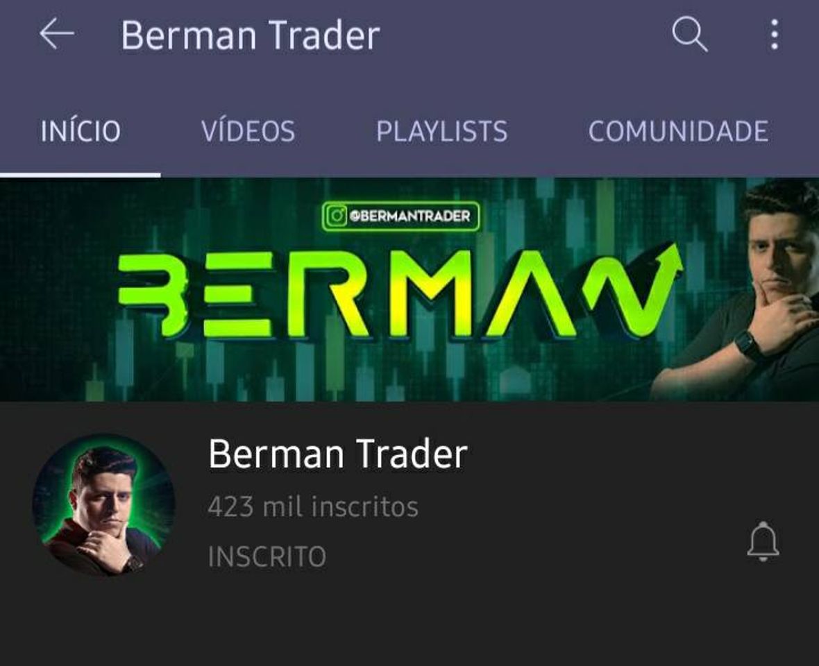 Moda Canal do Berman Trader sobre Mercado de Opções Binárias