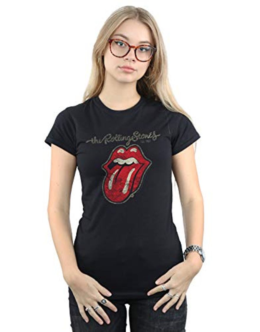 Fashion Rolling Stones Plastered Tongue Camisa