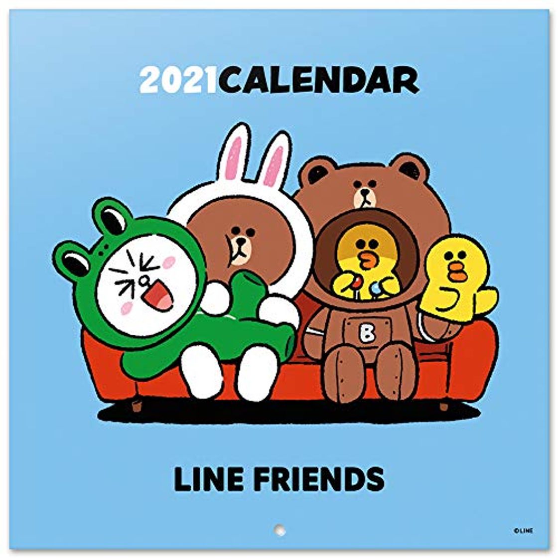 Producto ERIK - Calendario de pared 2021 Line Friends