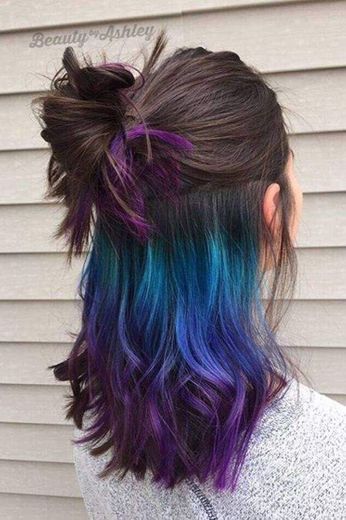 Blue and purple 