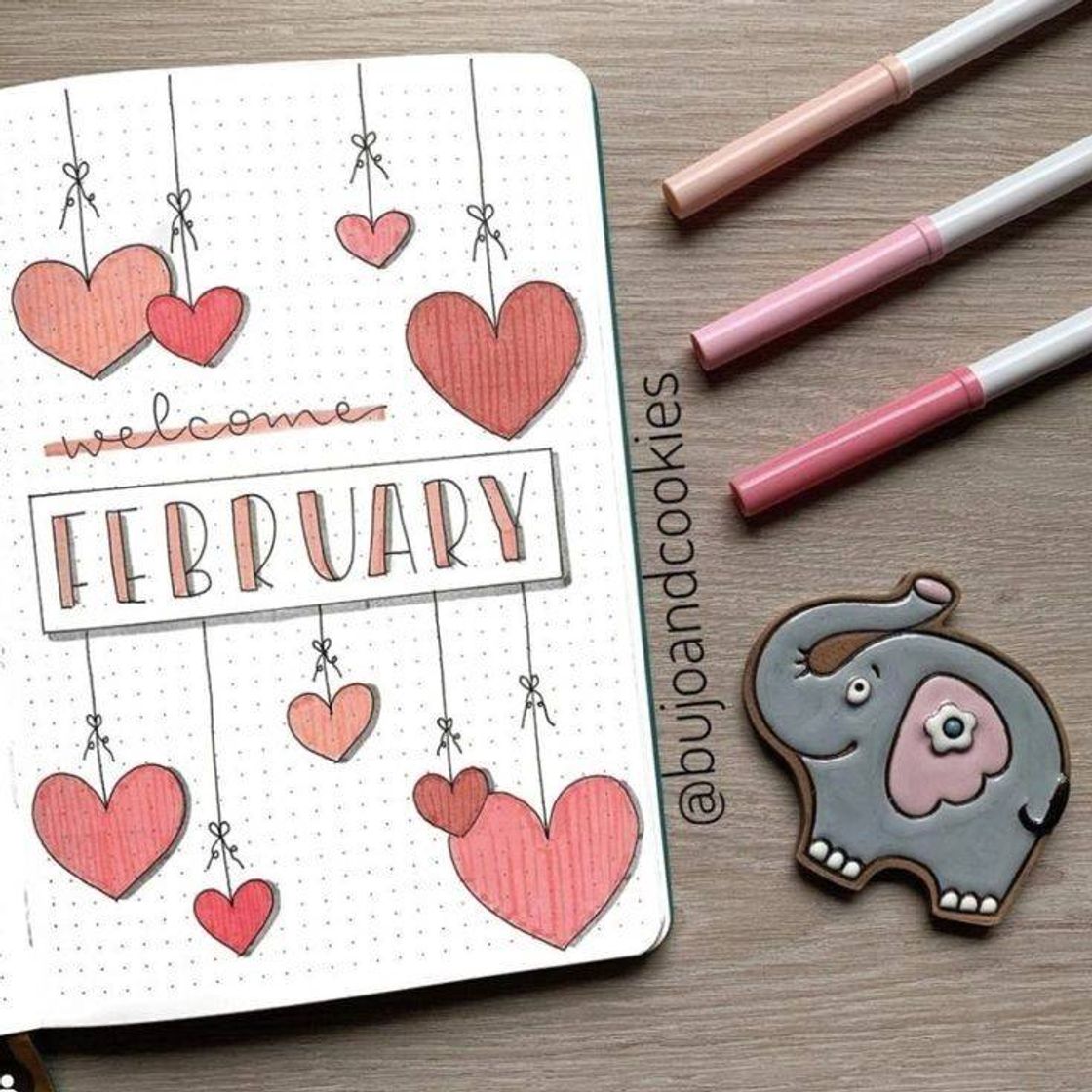 Fashion February Bullet Journal Ideas