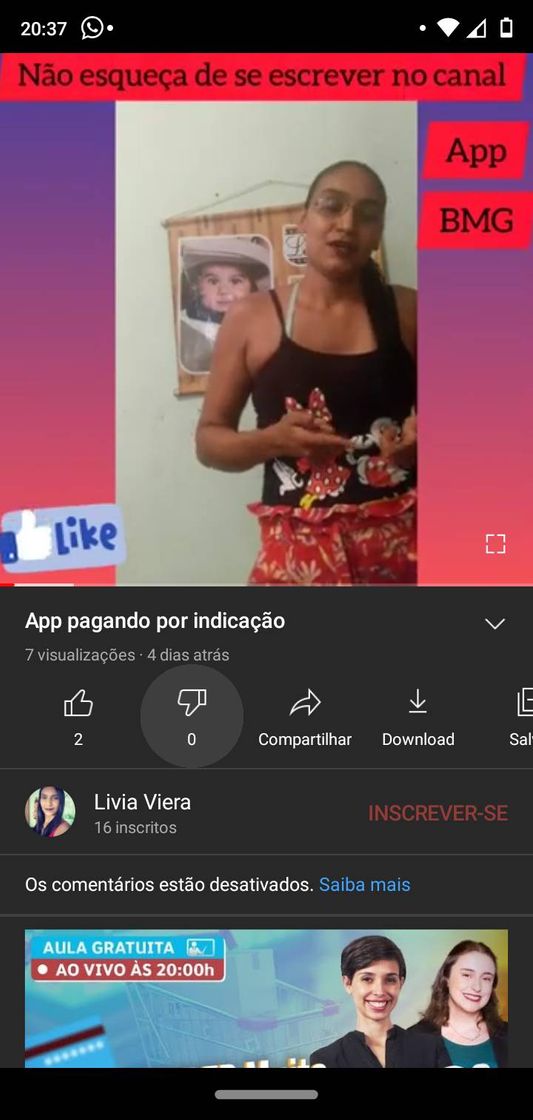 Moda App pagando por indicação BMG 