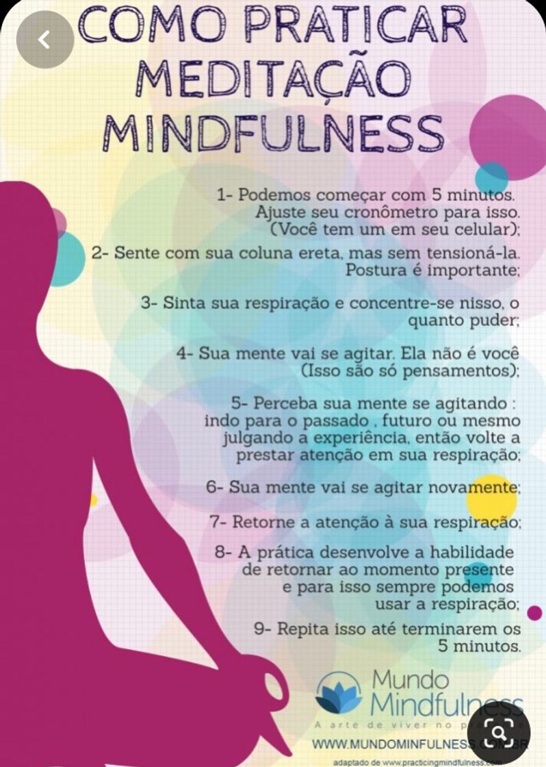 Moda Meditação plena ✨⚙️🧘🏼‍♀️