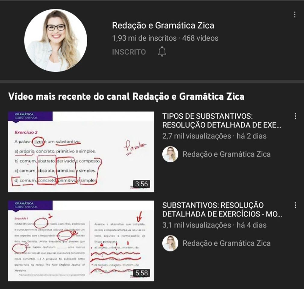 Moda Redação e Gramática Zica - YouTube