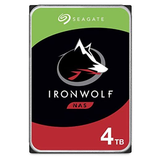 Seagate IronWolf, 4 TB, NAS, Disco duro interno, HDD, CMR 3,5" SATA