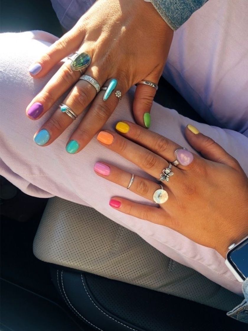 Fashion unhas coloridas 