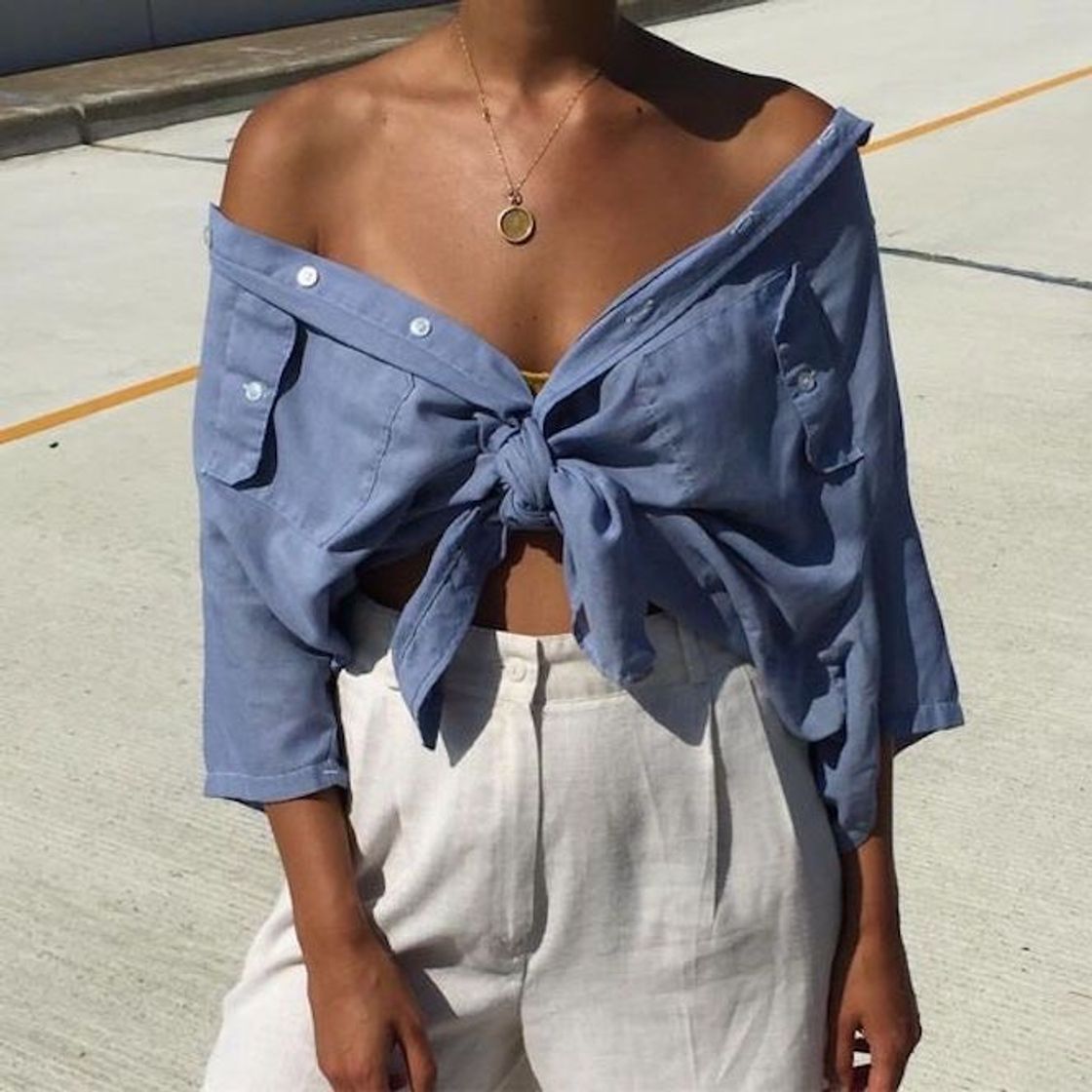 Social blusa com nó