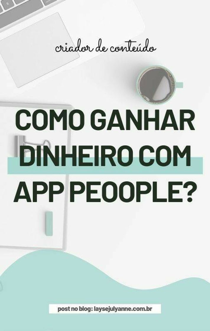 Moda GANHAR DINHEIRO COM O PEOOPLE?