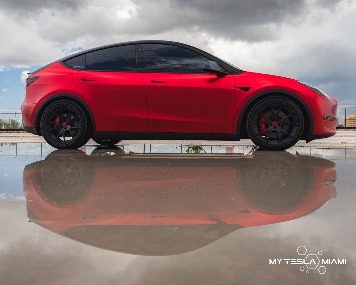 Fashion Model Y Car Wrap - My Tesla Miami