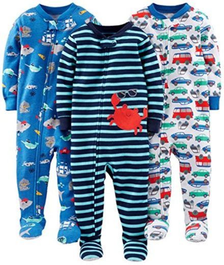 Simple Joys by Carter's pijama de algodón para bebés y niños pequeños