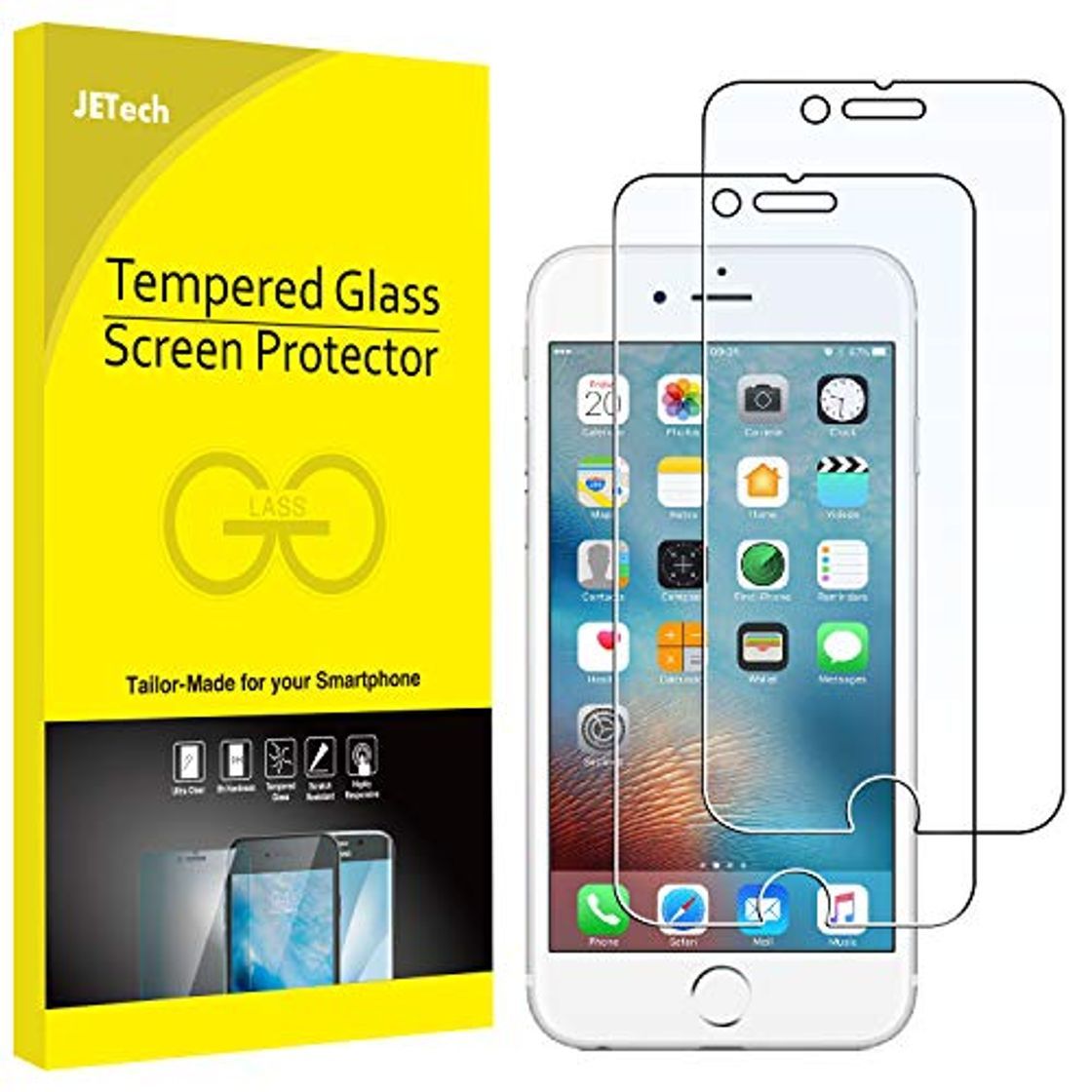 Electrónica JETech Protector de Pantalla para iPhone 6s y iPhone 6