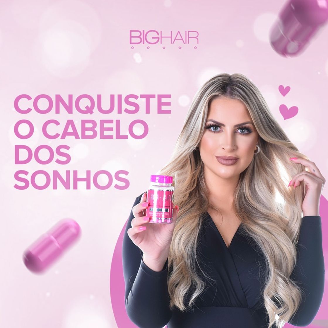 Fashion Big Hair Feminino 