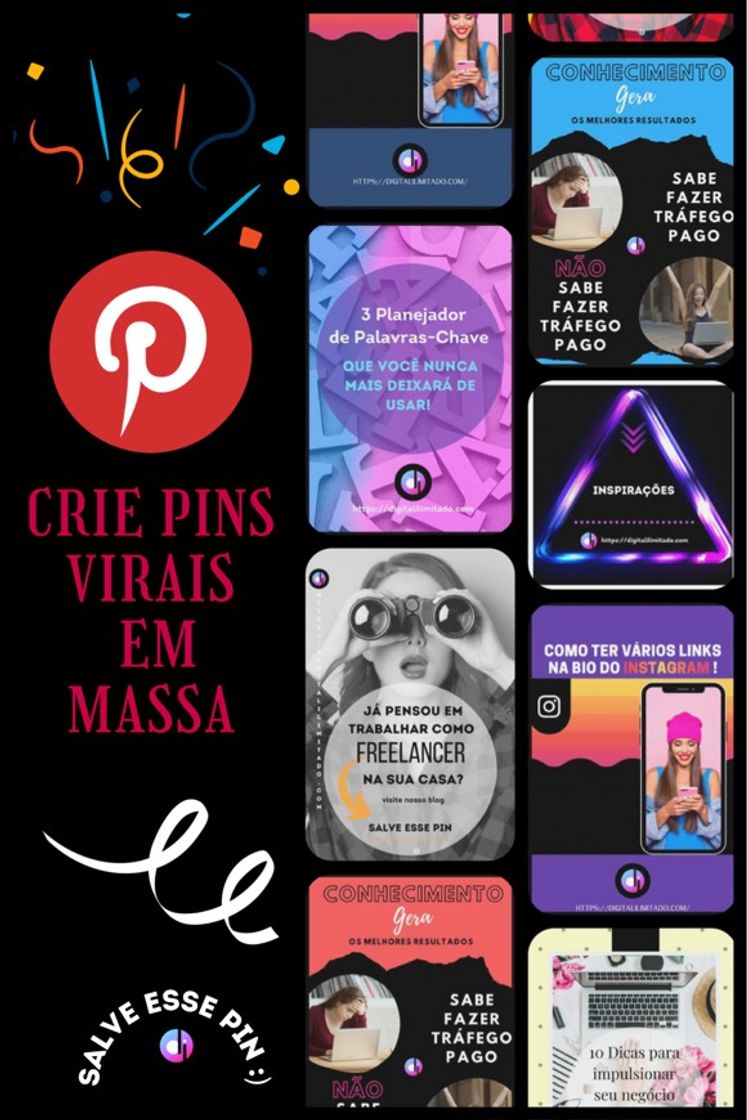 Fashion Aprenda Criar  Pins Virais e em Massa no Pinterest . 