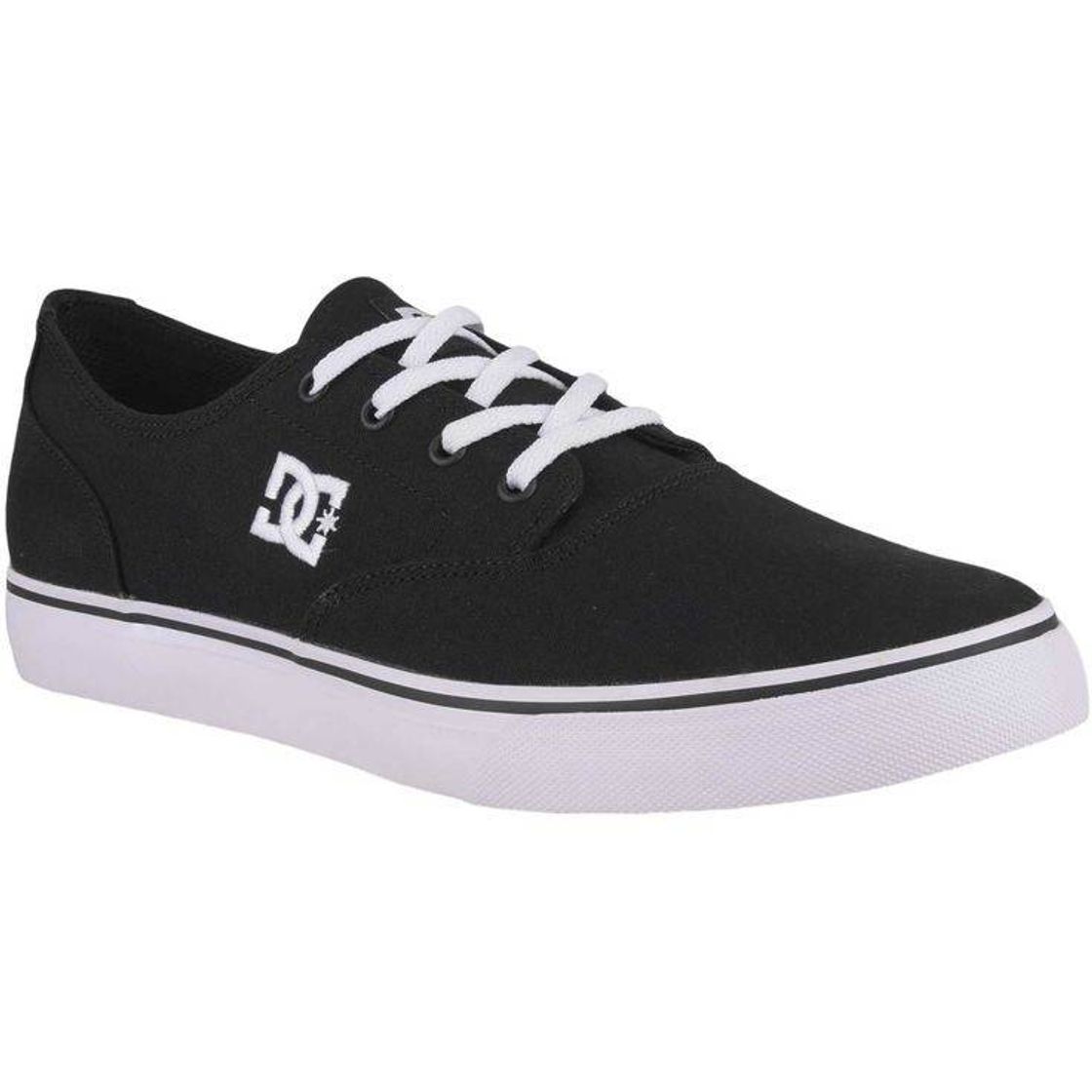 Fashion Tênis Dc Shoes New Flash TX 2- Preto e Branco