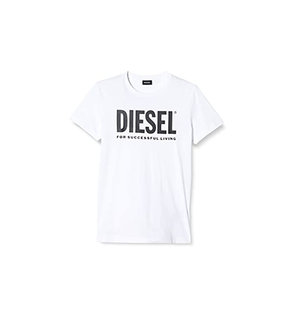 Moda Diesel T-Diego-Logo Camiseta Hombre - Blanco