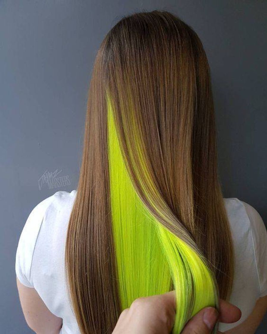 Moda Mechas verde 