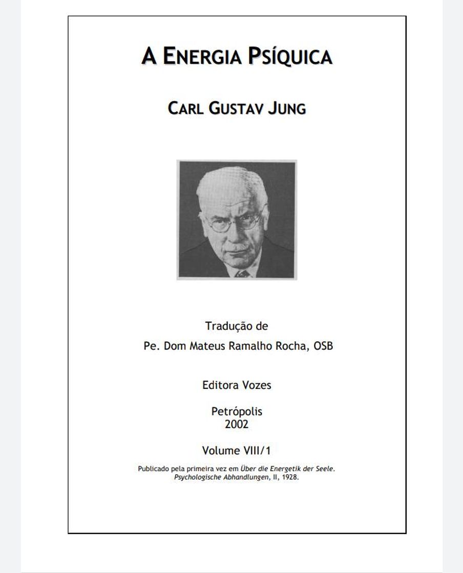 Books A Energia Psiquica Carl Jung