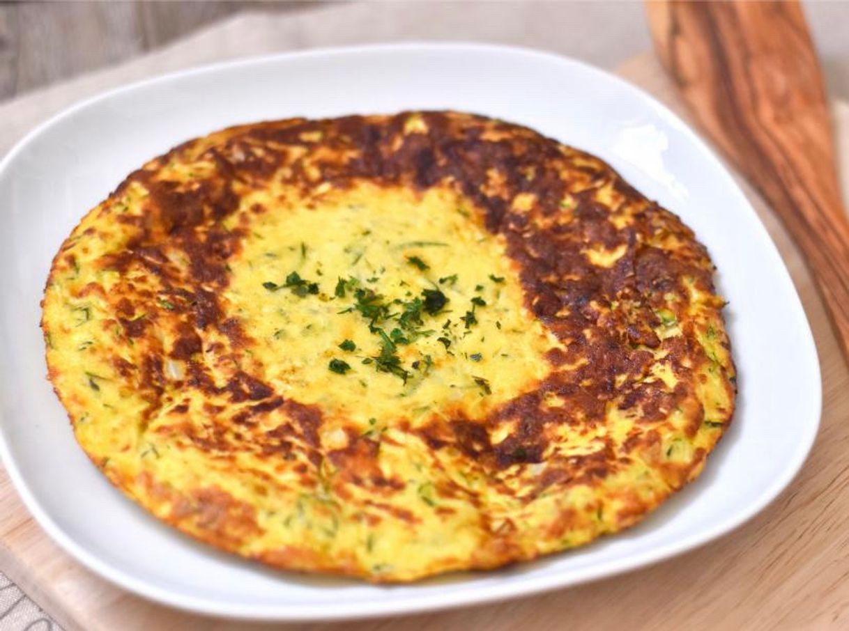 Moda Omelete de abobrinha e parmesão 