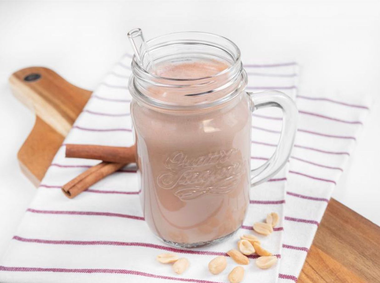 Moda Shake de proteína com pasta de amendoim 