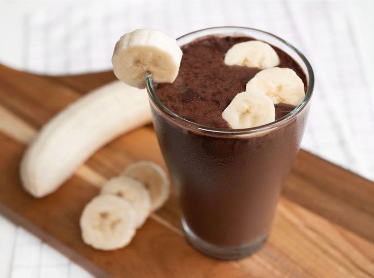 Moda Smoothie de chocolate e banana 