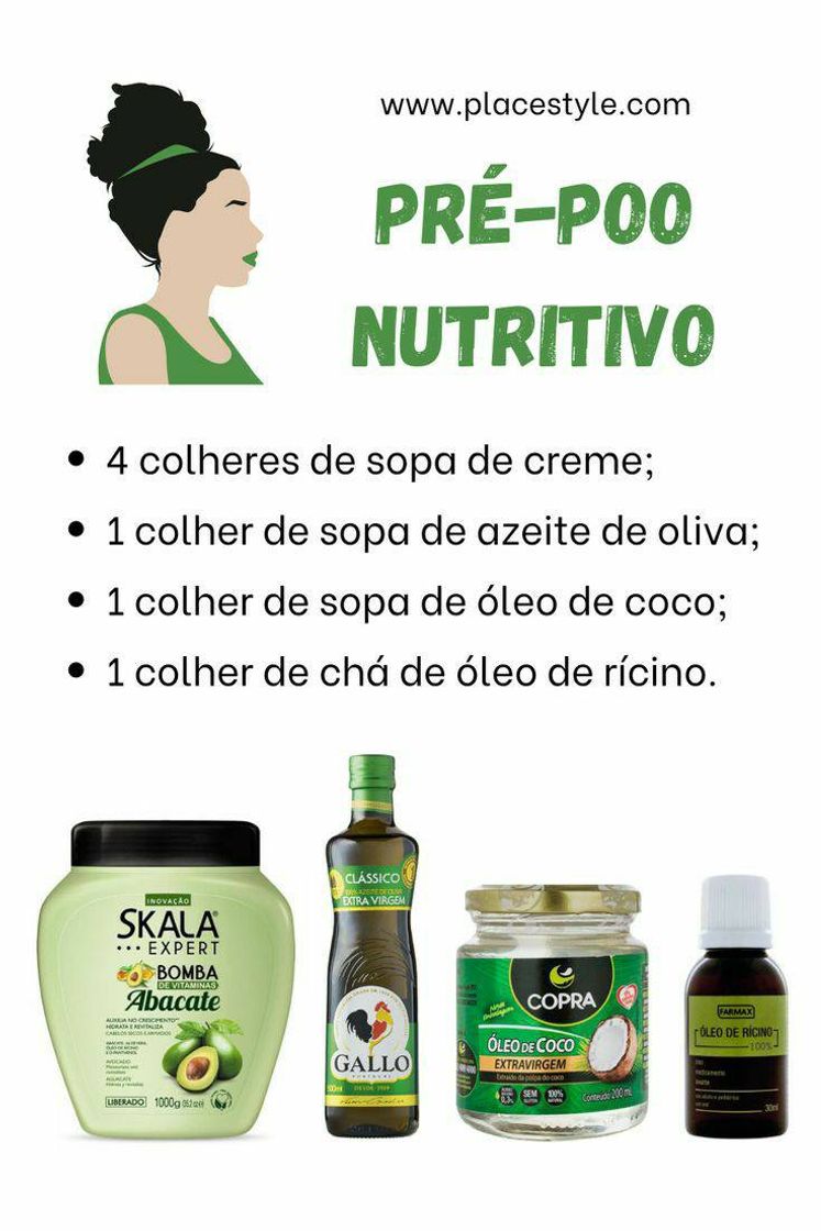 Moda Pré poo nutritivo 