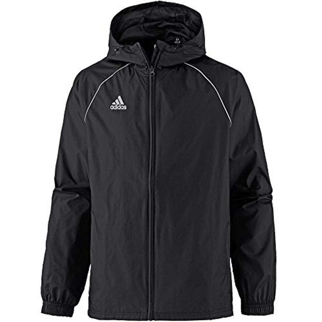 Social adidas Core18 RN Jkt Chaqueta Deportiva, Hombre, Negro