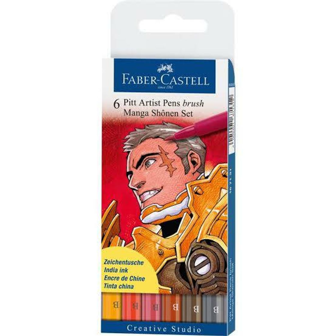 Fashion Faber-Castell Artist Manga Brush: Manga Shônen Set