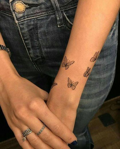 Tatto de borboletas