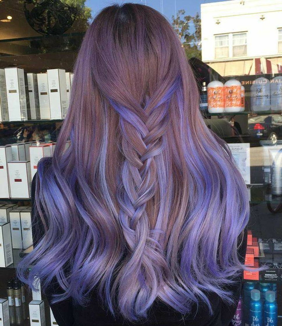 Moda Cabelo purple 💜