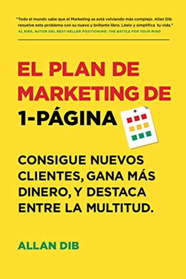 Book El Plan de Marketing de 1-Página