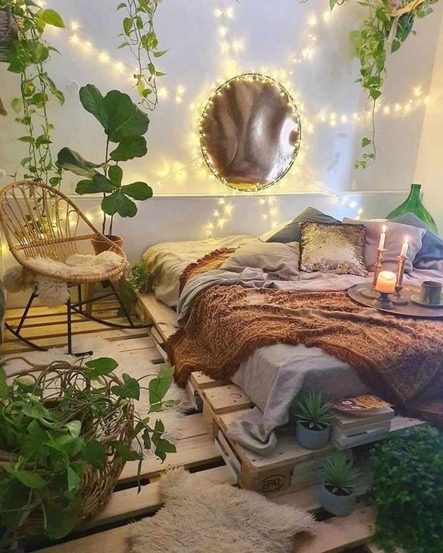 Fashion Quarto com uma mini floresta