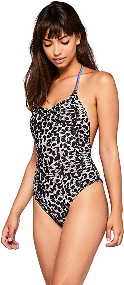 Social Marca Amazon - IRIS & LILLY Bañador Clásico con Espalda de Nadador